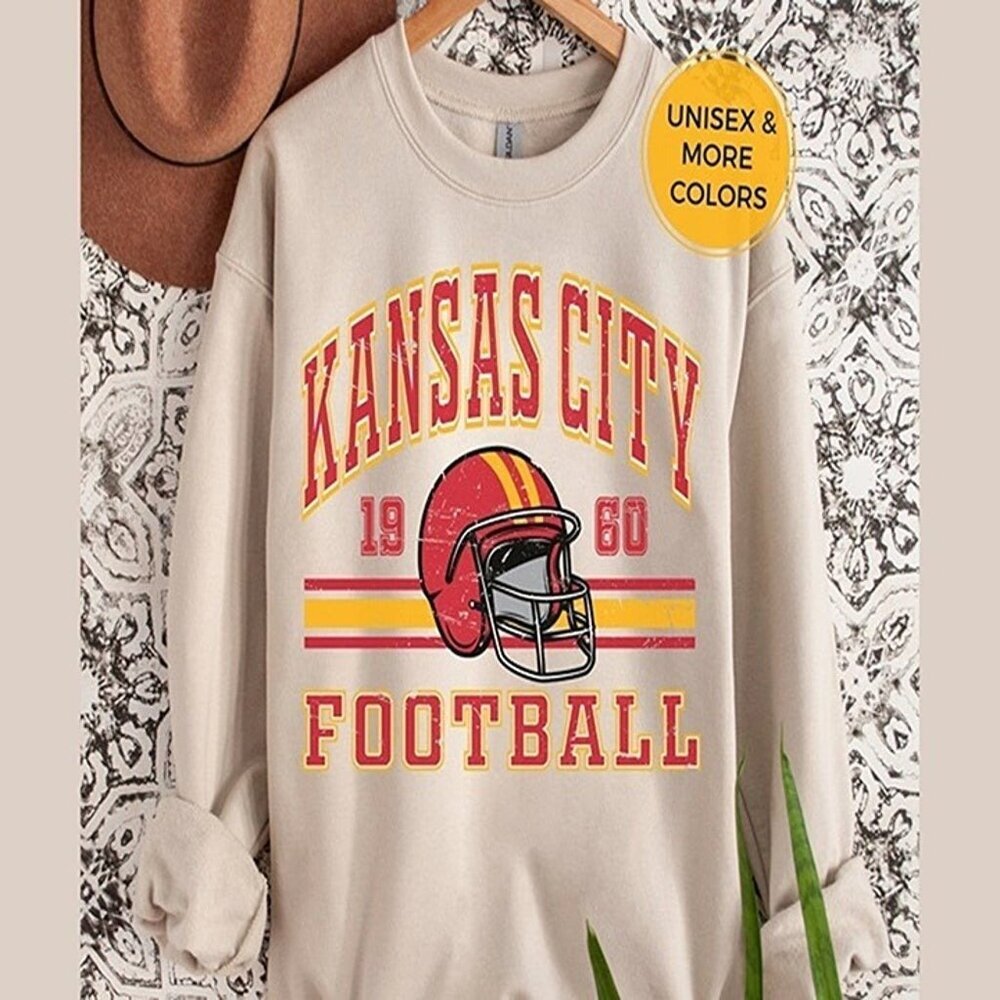 Kansas City Crewneck NFL Football Sweatshirt Kansas City Fan Gift 05